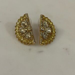 BaubleBar Lemon Slice earrings